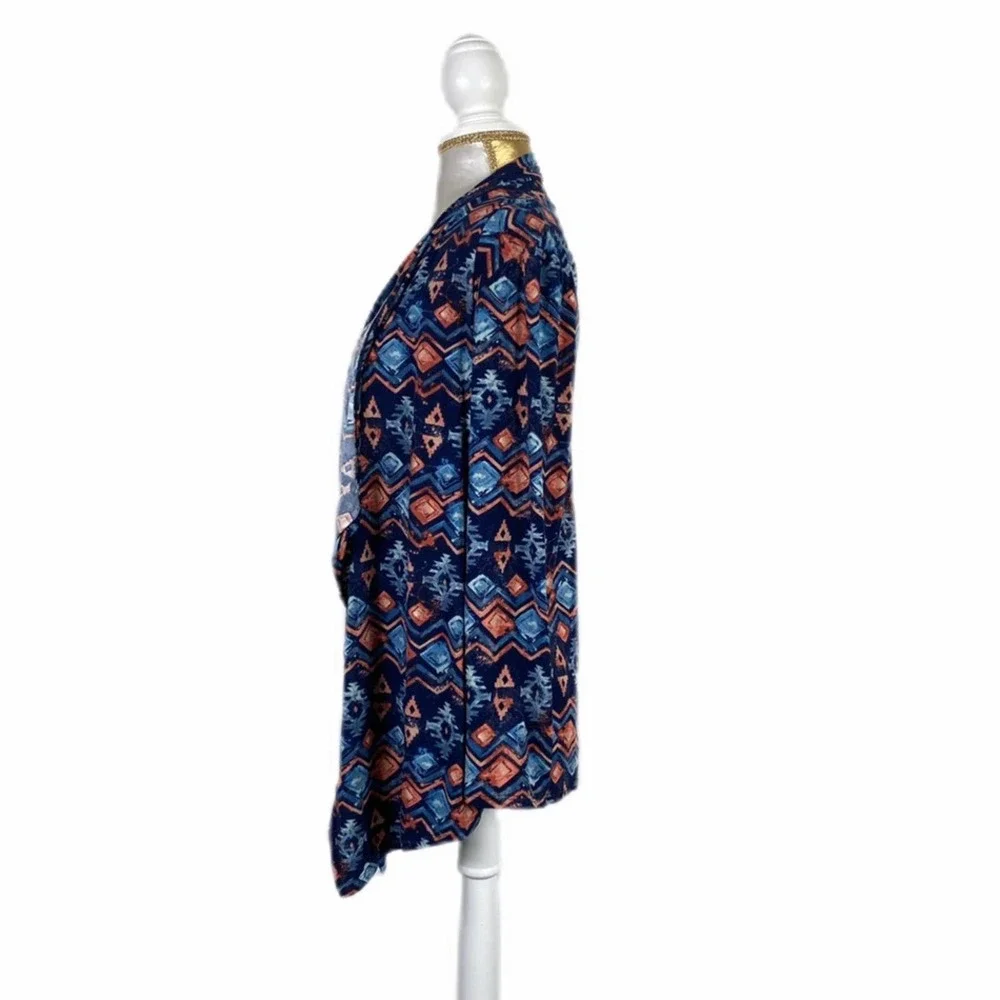 Open cardigan waterfall multicolored size S/M